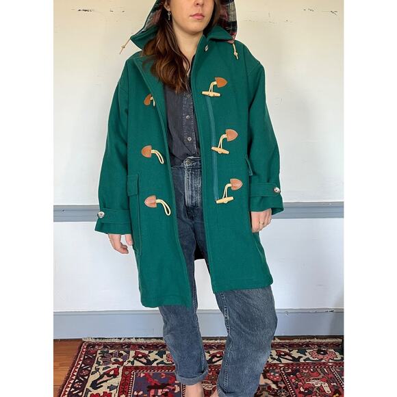 1980s Woolrich Green Women's Jacket - Size Large (14-16) - Picture 6 of 7